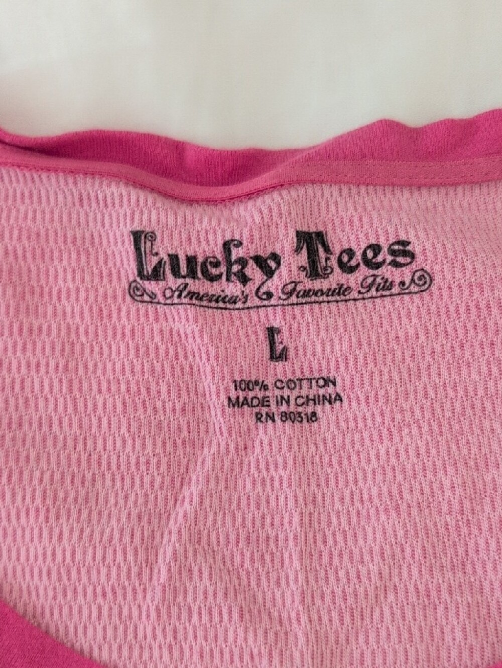 Lucky Brand Pink Ombre Floral Dragon Henley Long Sleeve Top - Picture 2 of 6